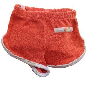 sz 4 Girls Vintage 1970's Garanimals Pink Terrycloth Orange Tennis Shorts USA